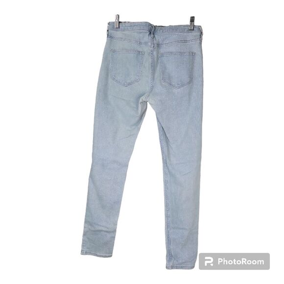 Light Blue Denim Skinny Ankle Jeggings Jeans Womens Size 29 - Picture 2 of 10